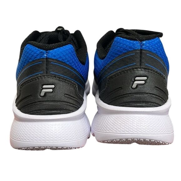 FILA Men's Running Shoe Size 9 Wide 4E Memory Panorama Black Blue Sneaker Laces - Picture 5 of 13